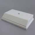 White Plastic Trophy Base (4 3/8"x3 5/8")